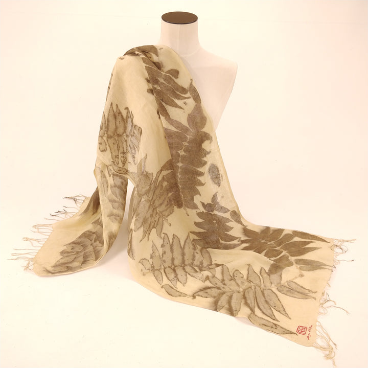 foulard feuilles